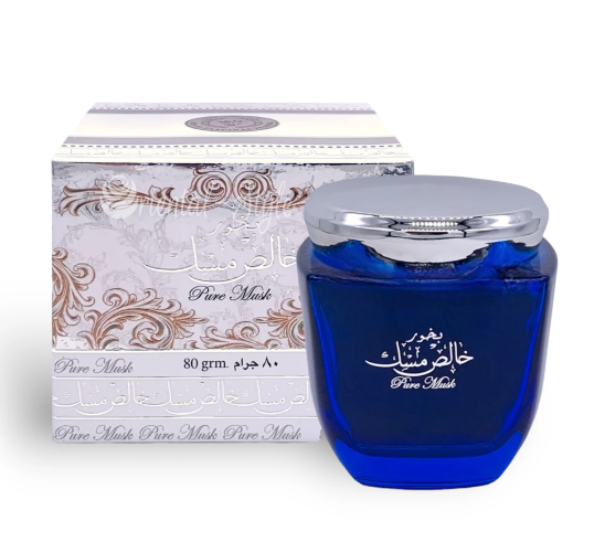 Pure Musk 80gram Bakhour by Ard Al Zaafaran