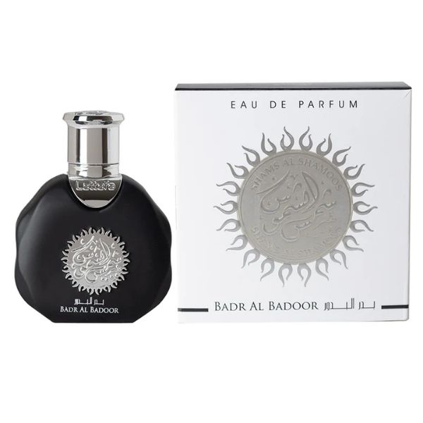 Badar Al Badoor 35ml Perfume Miniatures Shams Al Shamoos Eau De Parfum by Lattafa (Pack of 12)