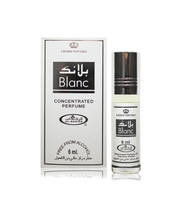 Pack of 6 - Blanc  6ml Perfume Oil by Al Rehab