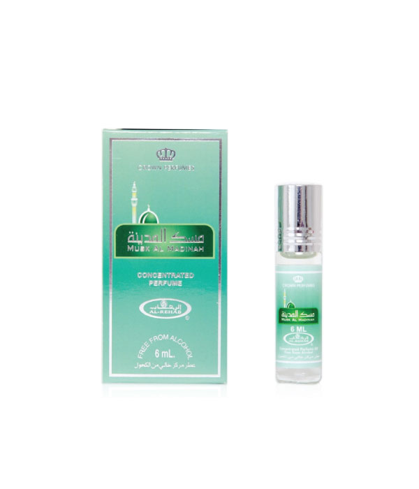 Pack of 6 - Musk Al Madina  6ml Perfume Oil by Al Rehab