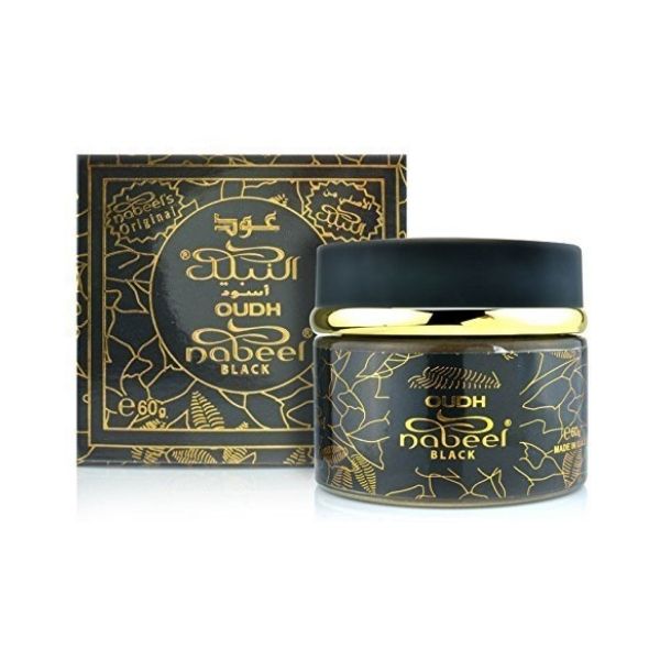 Oudh Nabeel Black 60g Bakhour by Nabeel
